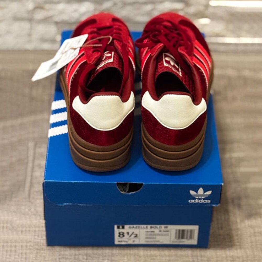 NWT !! - ADIDAS - Original Women's Gazelle BOLD Shoes - SIZE: 8.5 - Picture 8 of 11